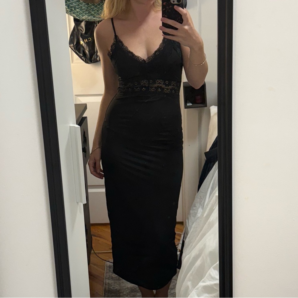 Anthro endless rose dress